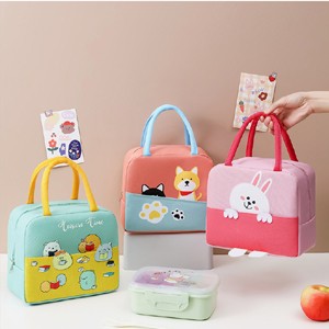 Portable lunch box bag lunch bag office worker lunch hand bag.