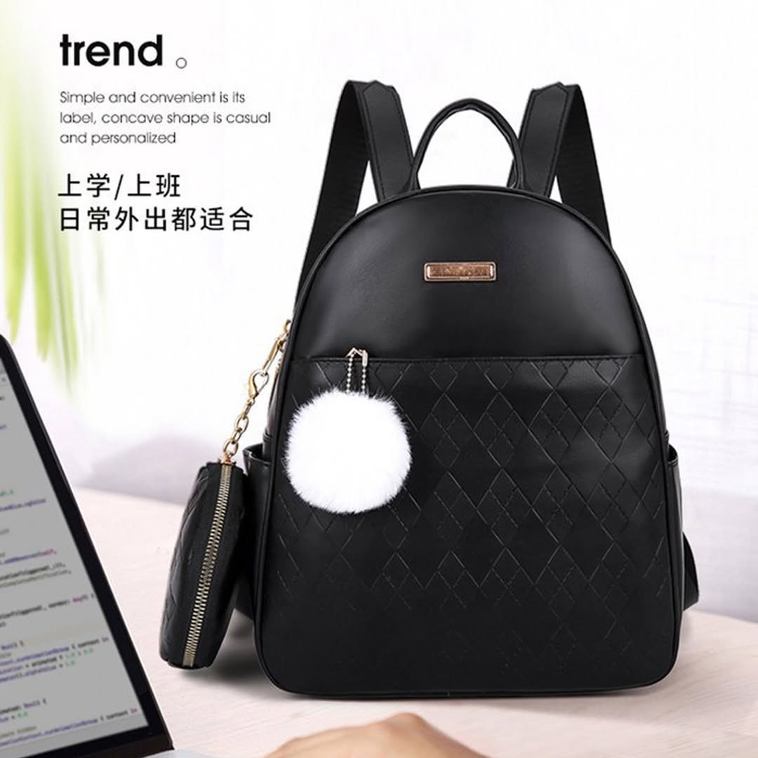 New PU women's casual backpack