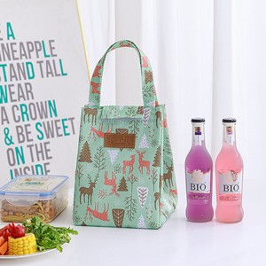 Cross-border Korean version of the portable insulation bag printing lunch bag