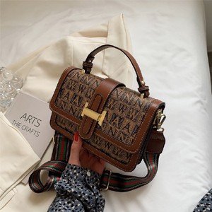 Western style simple women's bag Internet celebrity shoulder messenger bag 2022 trendy fashion ladies casual handbag small square bag Download Images Original Images “স্কা