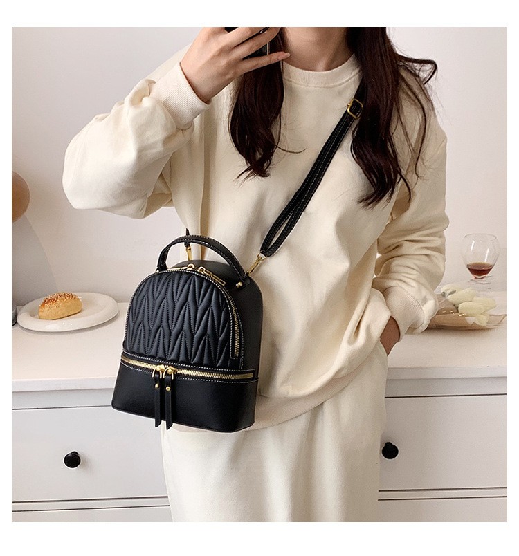 Niche design versatile backpack women 2025 new Korean version small backpack high-end messenger bag travel bag
