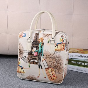 Korean cartoon travel bag women's handbag