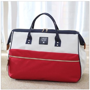 Korean style large capacity travel bag, lightweight shoulder luggage bag, trolley travel bag, fashionable fitness bag, handbag