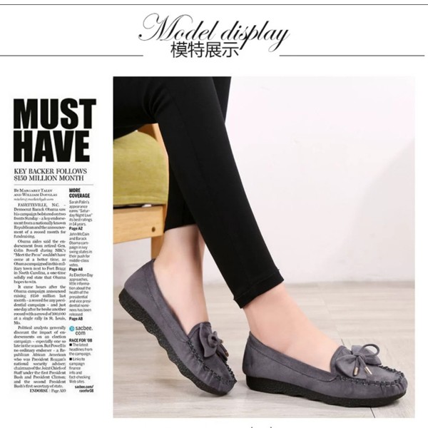 Spring and autumn new style tods shoes for women old Beijing cloth shoes soft sole work shoes black large size women's single shoes one piece delivery
